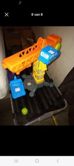 Toet toet auto met 4 wagens, garage, bouwplaats met de 3 bal, Kinderen en Baby's, Speelgoed | Vtech, Ophalen, Zo goed als nieuw