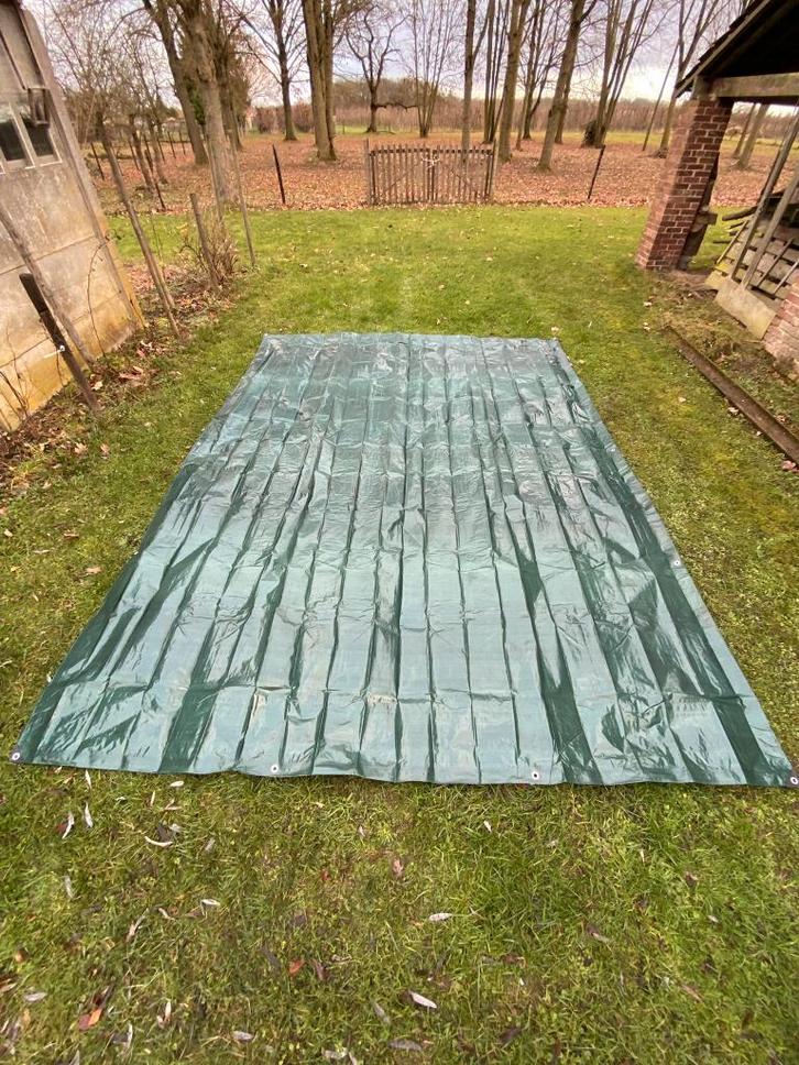 Bâche/bâche robuste (3 x 4 mètres), utilisée une fois, Jardin & Terrasse, Accessoires de piscine, Neuf, Couverture de piscine