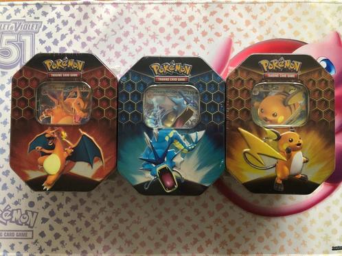 Pokemon Hidden Fates Gyarados Raichu Charizard GX Tin Set X3, Hobby & Loisirs créatifs, Jeux de cartes à collectionner | Pokémon