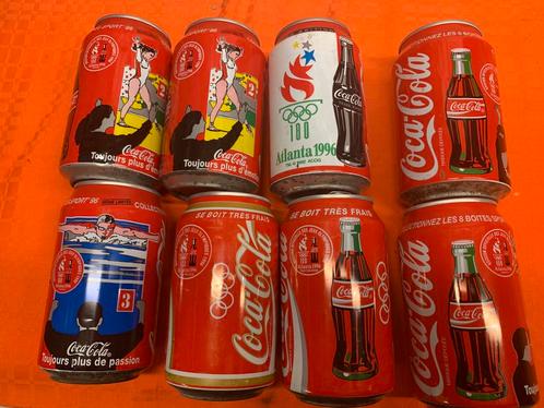 8 canettes Coca Cola Atlanta 96, Collections, Marques & Objets publicitaires, Utilisé