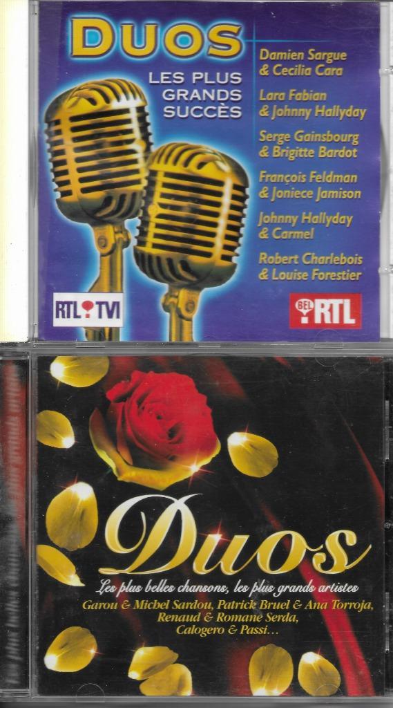 2 CD "Duos", Cd's en Dvd's, Cd's | Pop, Gebruikt, 2000 tot heden, Ophalen of Verzenden