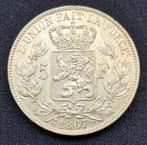 5 francs 1867 Léopold 2, Argent, Enlèvement ou Envoi, Monnaie en vrac, Argent