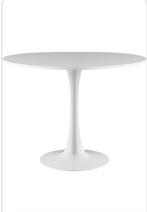 Ronde witte tafel, Ophalen, Gebruikt