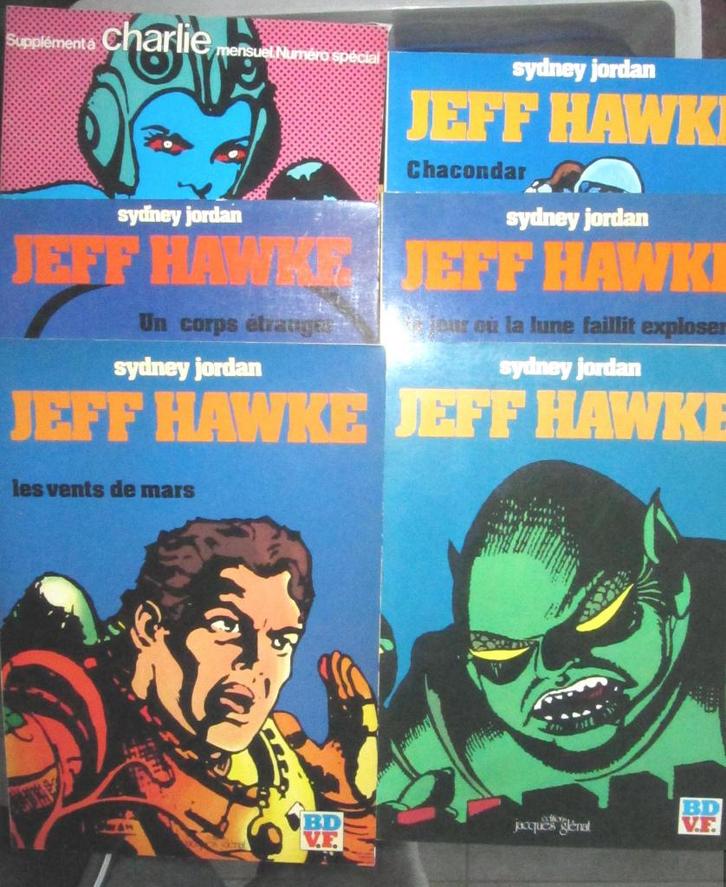 Lot 6 tomes Jeff Hawke de Sidney Jordan chez Glénat, Livres, BD, Utilisé, Série complète ou Série, Enlèvement