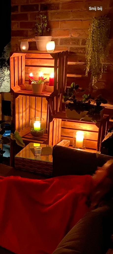 Armoire de patio en bois, Jardin & Terrasse, Stockage & Armoires de jardin, Utilisé, Autres types, Bois, Enlèvement