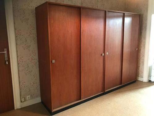 dubbele kleerkast, Huis en Inrichting, Kasten | Kleerkasten, Gebruikt, 200 cm of meer, 200 cm of meer, 50 tot 75 cm, Met deur(en)
