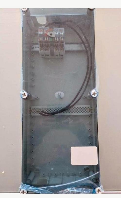 Meterkast met scheidingsschakelaar inclusief., Bricolage & Construction, Électricité & Câbles, Comme neuf, Interrupteur, Interrupteur