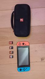 Nintendo Switch avec sacoche + 4 jeux, Enlèvement, Utilisé