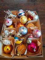 Lot de vieilles boules de Noël en verre Allemagne de l'Est d, Utilisé, Enlèvement ou Envoi