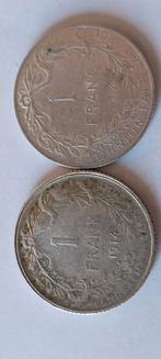 2 pièces en argent 1fr 1914 vl&fr, Argent, Série, Envoi, Argent