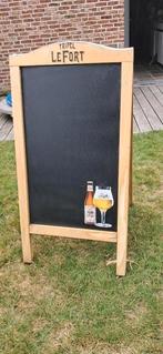 Stoepbord triple le Fort, Verzamelen, Biermerken, Ophalen, Gebruikt, Reclamebord, Plaat of Schild, Overige merken