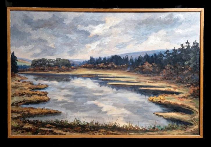 Fernand PONTHIER 1885-1952, groot schilderij., Antiek en Kunst, Kunst | Schilderijen | Klassiek, Ophalen