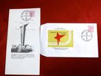 FDC Maxikaart +  FDC omslag  Sjouwer Aalbeke 1974, Enlèvement ou Envoi