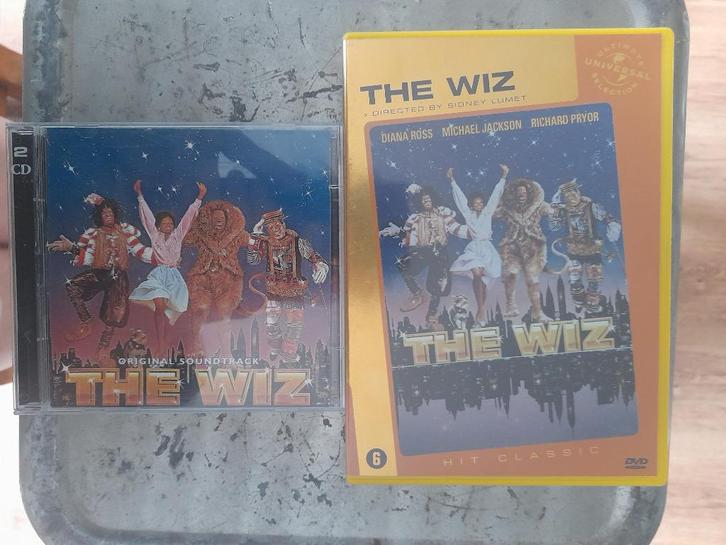 The Wiz pakket, Cd's en Dvd's, Dvd's | Muziek en Concerten, Zo goed als nieuw, Muziek en Concerten, Alle leeftijden, Verzenden