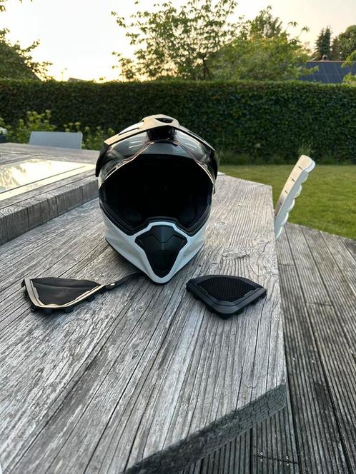Bmw GS Carbon Evo met splinternieuw vizier + pinlock, Motoren, Kleding | Motorhelmen, S, Overige merken, Tweedehands, Ophalen