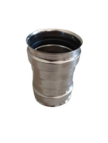 Raccord droit Pellet Inox 80mm, Enlèvement, Comme neuf, Inox
