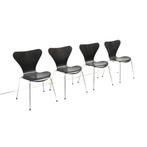 4x Fritz Hansen Arne Jacobsen chaise de salle à manger vinta, Maison & Meubles, Enlèvement ou Envoi