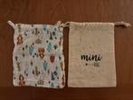 Stoffen mini bag met rijgkoord en beren kinderwashand katoen, Kinderen en Baby's, Ophalen of Verzenden, Zo goed als nieuw