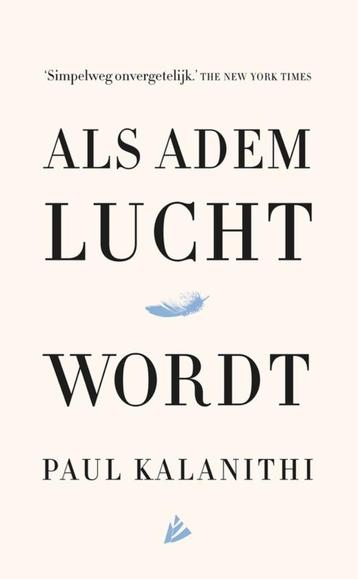 Te Koop Boek ALS ADEM LUCHT WORDT Paul Kalanithi beschikbaar voor biedingen