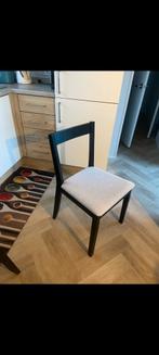 Zwart gelakte stoelen 4 stuks, Ophalen, Zo goed als nieuw, Stoel(en)