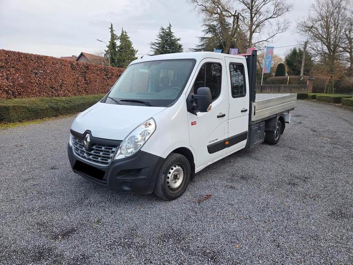 Carrosserie ouverte à cabine double Renault Master, 7 passag, Autos, Camionnettes & Utilitaires, Entreprise, Achat, ABS, Airbags