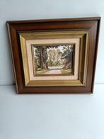 Schilderij "oprit", Ophalen