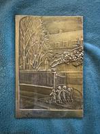 Plaque religieuse en bronze Notre-Dame de Beauraing, Enlèvement ou Envoi