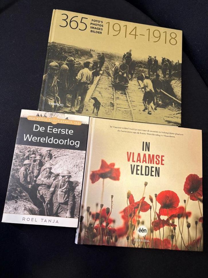 W.O.1 - 3 Boeken Nederlandstalig, Boeken, Oorlog en Militair, Zo goed als nieuw, Algemeen, Voor 1940, Ophalen of Verzenden