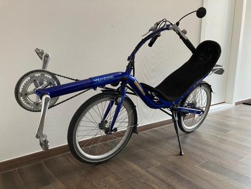 Challenge Hurricane - Blauw Hoogglans, Fietsen en Brommers, Fietsen | Ligfietsen, Zo goed als nieuw, Challenge, Bovenstuur, Ophalen