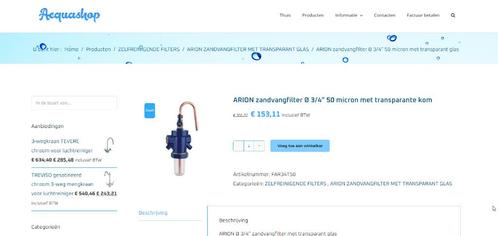 Zelfreinigende waterfilter NIEUW, Doe-het-zelf en Bouw, Overige Doe-Het-Zelf en Bouw, Nieuw, Ophalen of Verzenden