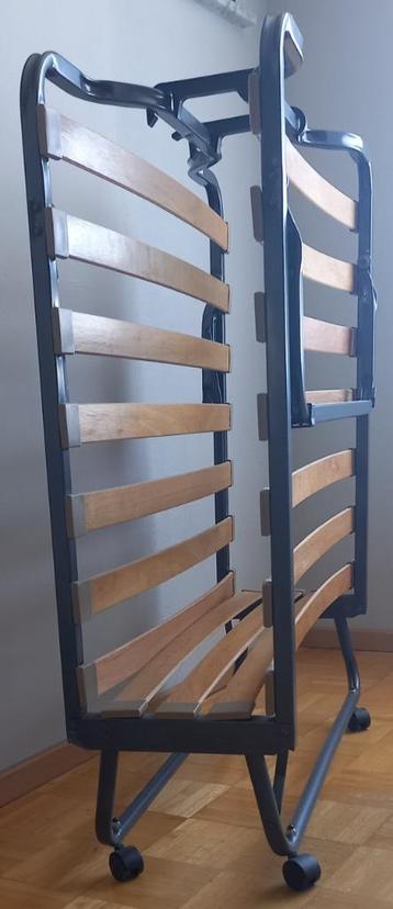 Plooibed, 90 cm, Une personne, Brun, Enlèvement
