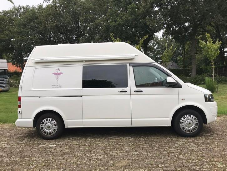 Camper , vw transporter omgebouwd tot camper, Caravans en Kamperen, Mobilhomes, Particulier, tot en met 2, Buscamper of Camperbus
