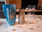 Lot de 3 vases, dont 2 personnalisés. Très bon état, Ophalen, Zo goed als nieuw