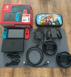 Nintendo Switch + Accesoires, Games en Spelcomputers, Spelcomputers | Nintendo Switch, Ophalen of Verzenden, Zo goed als nieuw