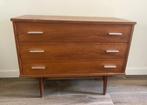 Vintage kastje commode jaren ‘60, Ophalen, 50 tot 100 cm, Zo goed als nieuw, 3 of 4 laden
