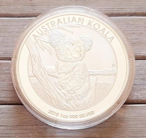 Australia 2015 - 1 Oz. Silver Dollar - Koala - Unc & Sealed, Timbres & Monnaies, Monnaies | Océanie, Monnaie en vrac, Argent, Envoi