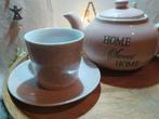 Sweet Home Roze retro theepot met deksel en handvat, Ophalen of Verzenden, Zo goed als nieuw