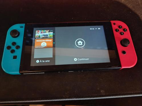 Nintendo Switch Atmosphere 512 GB Sd., Games en Spelcomputers, Spelcomputers | Nintendo Switch, Zo goed als nieuw, Ophalen of Verzenden