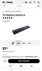 Tc helicon 6 switch in perfecte staat.kan verzonden worden., Muziek en Instrumenten, Effecten, Ophalen of Verzenden