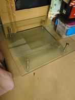 Table de salon en verre, Maison & Meubles, Moins de 50 cm, 50 à 100 cm, Verre, Enlèvement