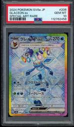 Glaceon ex [SAR] PSA 10 - 206/187 Japanese Terastal Festival, Verzenden, Zo goed als nieuw, Losse kaart