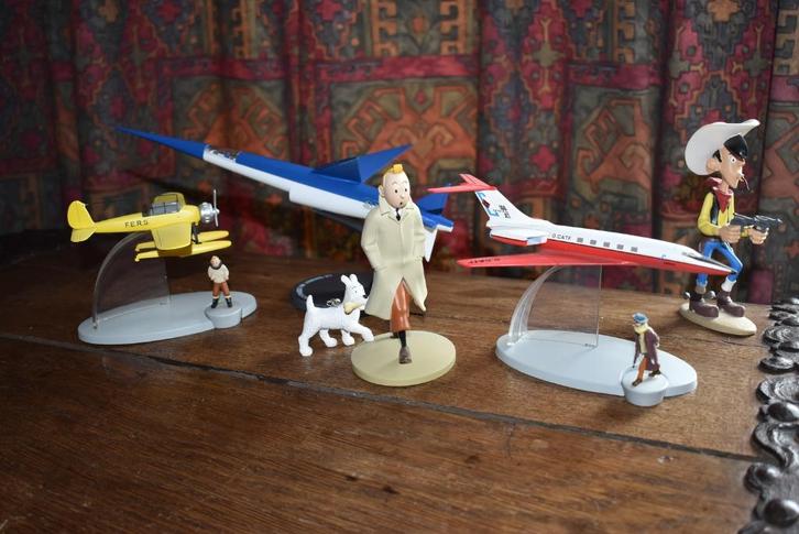 Figuurset Kuifje, Blake en Mortimer, Verzamelen, Beelden en Beeldjes, Nieuw, Mens, Verzenden