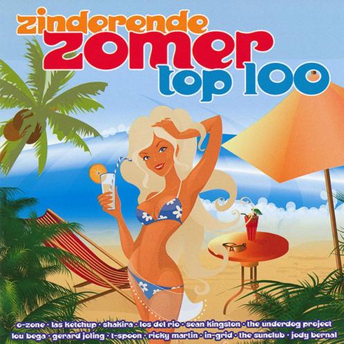 5 CD-BOX Zinderende Zomer Top 100, Cd's en Dvd's, Cd's | Verzamelalbums, Zo goed als nieuw, Dance, Boxset, Ophalen of Verzenden