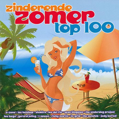 5 CD-BOX Zinderende Zomer Top 100, Cd's en Dvd's, Cd's | Verzamelalbums, Zo goed als nieuw, Dance, Boxset, Ophalen of Verzenden