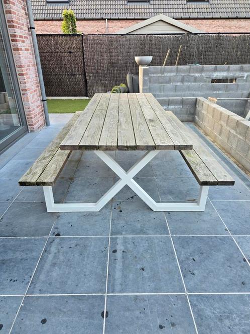 Picknicktafel Douglas, Tuin en Terras, Picknicktafels, Gebruikt, Hout, Ophalen