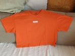 Puma kort oranje t-shirt maat M, Maat 38/40 (M), Puma, Oranje, Ophalen of Verzenden