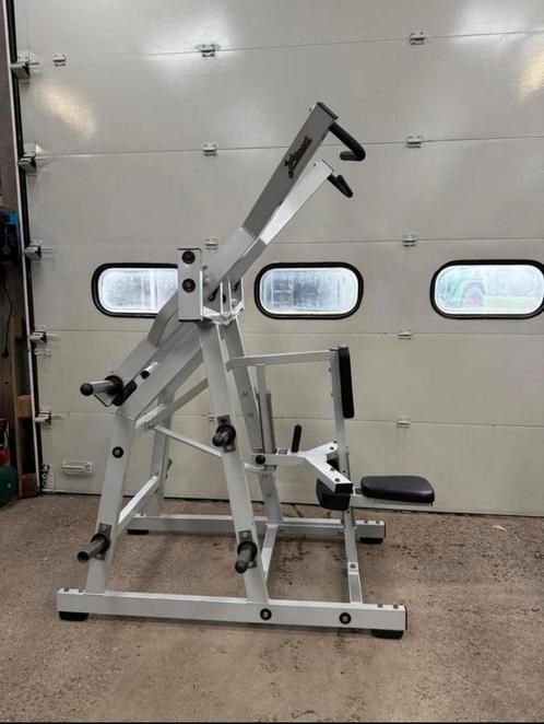 Jack sports plate loaded lat pulldown / lat pulley / rug, Sport en Fitness, Fitnessmaterialen, Gebruikt, Overige typen, Armen