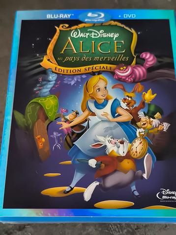 Blu ray +, DVD Alice au pays des merveilles, Neuf emballé  beschikbaar voor biedingen