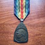 Médaille Commémoration Guerre 1914-1918 - Armée Belge - Sa, Collections, Autres, Envoi, Ruban, Médaille ou Ailes