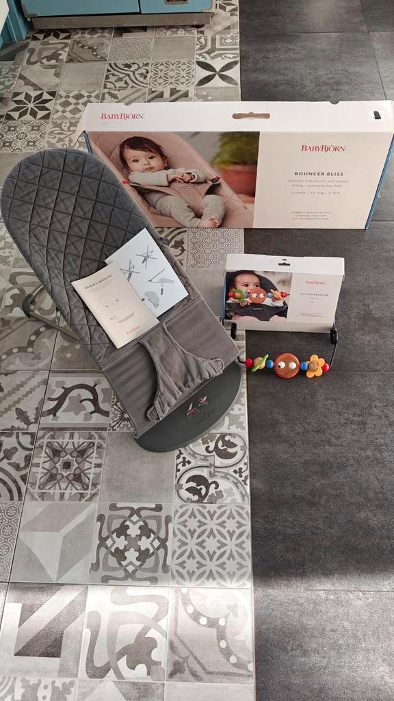 BabyBjörn wipstoel, beschermhoes en speelboog, Kinderen en Baby's, Wipstoeltjes, Wipstoel, Overige merken, Ophalen